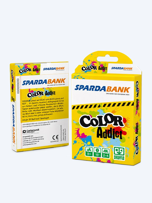 SPARDA-BANK Goodie zum Weltspartag 2026 - ein Kartenspiel.